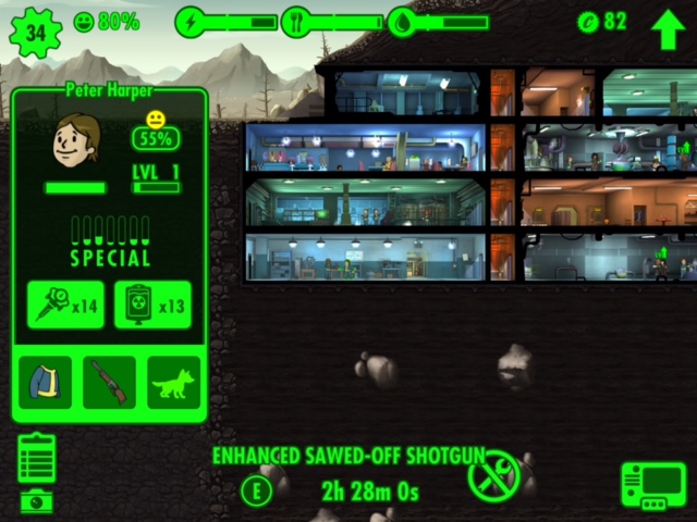 what is the best weapon in fallout shelter