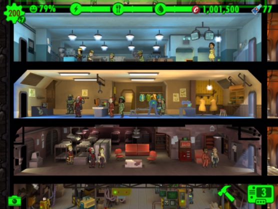 how many theme workshop fallout shelter